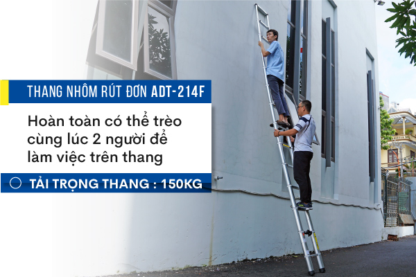 Thang nhôm ADT214F