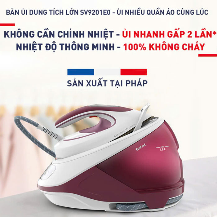 Bàn ủi hơi nước chuyên dụng Tefal SV9201E0