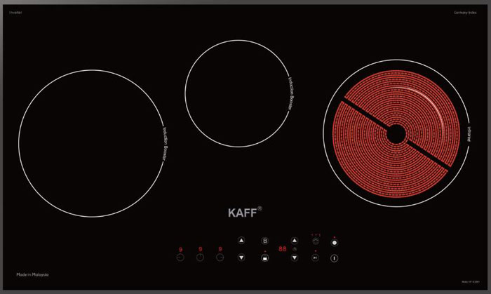 Bếp 3 điện từ hồng ngoại KAFF KF-IC3801