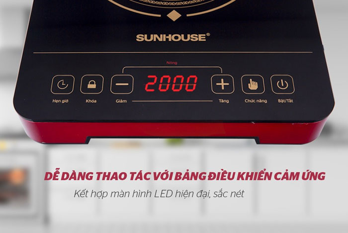 Bếp hồng ngoại cảm ứng Sunhouse SHD6014
