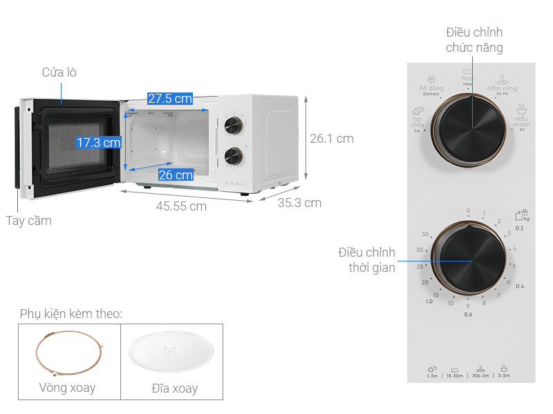 Lò vi sóng Electrolux EMM20K22W