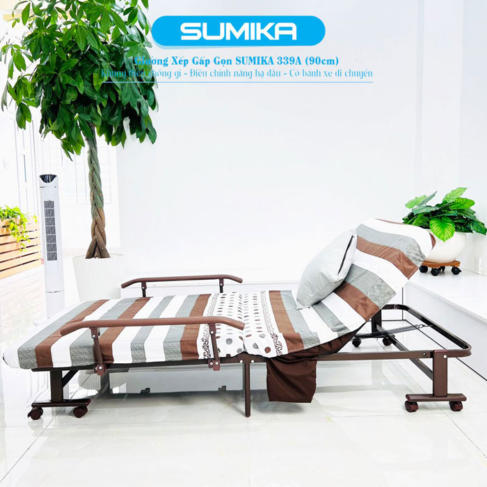  Giường nệm xếp gọn đa năng SUMIKA 339A
