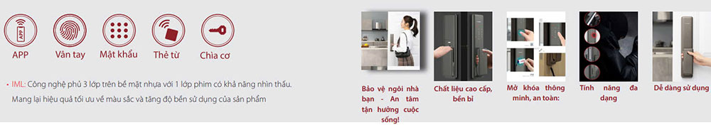 Đặc điểm nổi bật Khóa cửa thông minh Bosch EL 600 EU