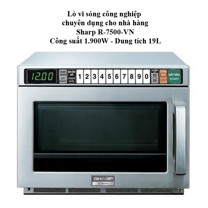 Lò vi sóng công nghiệp chuyên dụng Sharp R-7500-VN