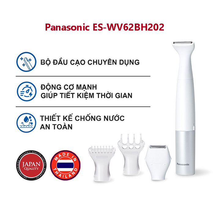 Máy cạo tỉa lông bikini Panasonic ES-WV62BH202