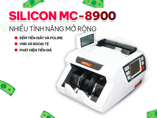 Máy đếm tiền Silicon MC-8900