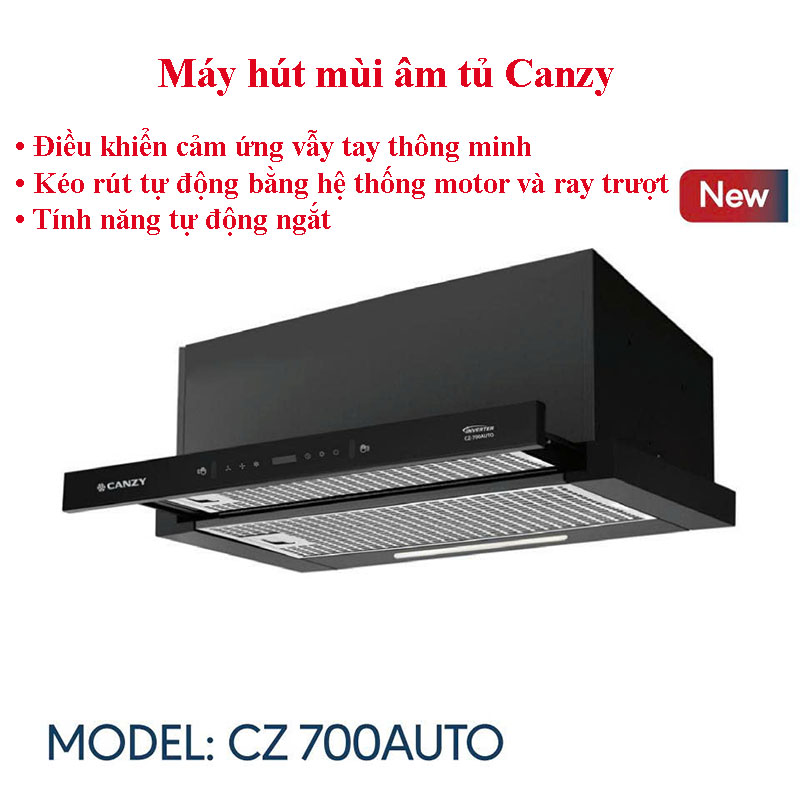 Máy hút mùi âm tủ Canzy CZ 700AUTO