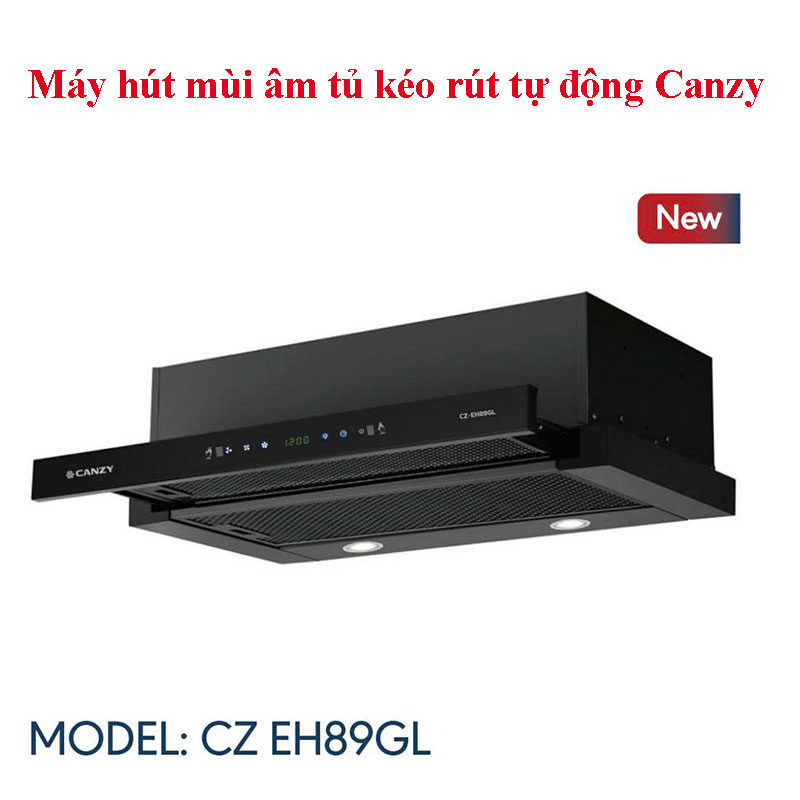 Máy hút mùi âm tủ kéo rút tự động Canzy CZ EH89GL