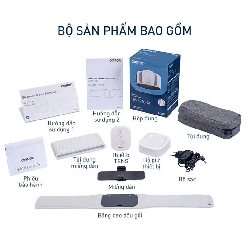 Máy massage xung điện đầu gối Omron HV-F710-M