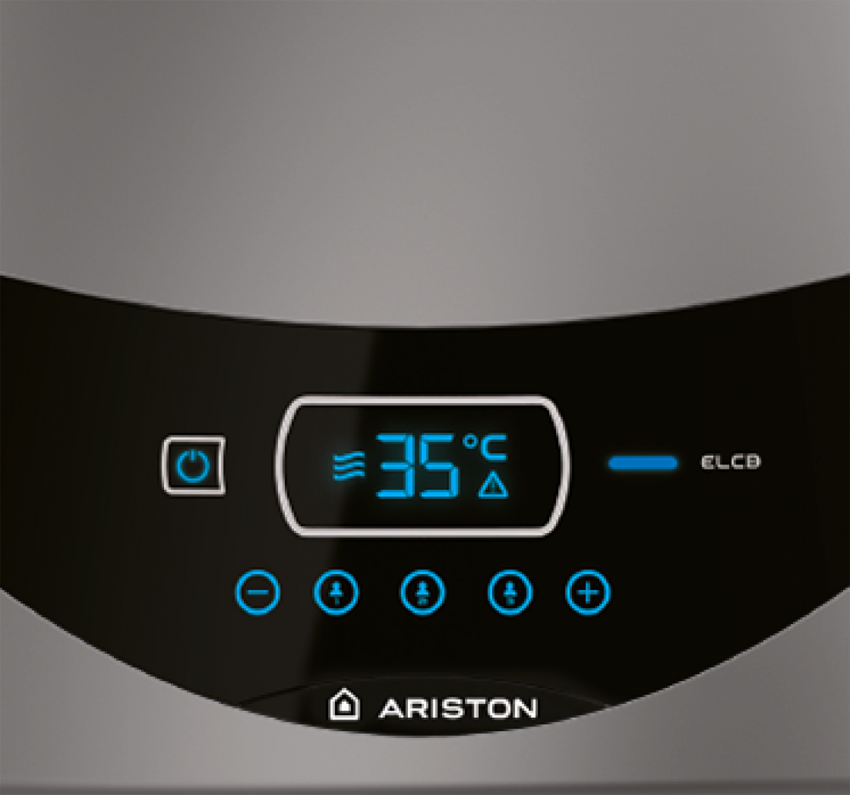 Máy tắm nước nóng lạnh Ariston AURES LUXURY SQUARE ST45PE-VN