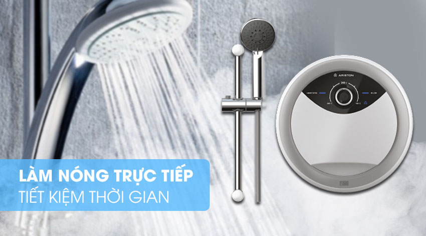 Máy tắm nước nóng lạnh Ariston AURES SMART ROUND RMC45E-VN 