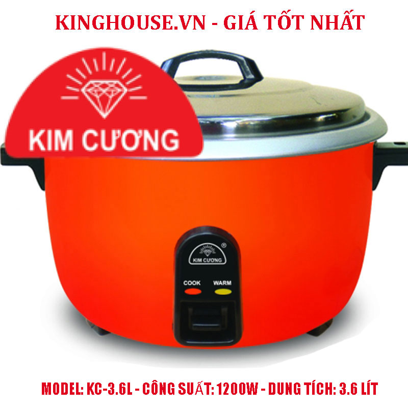 Nồi cơm điện Kim Cương KC-3.6L