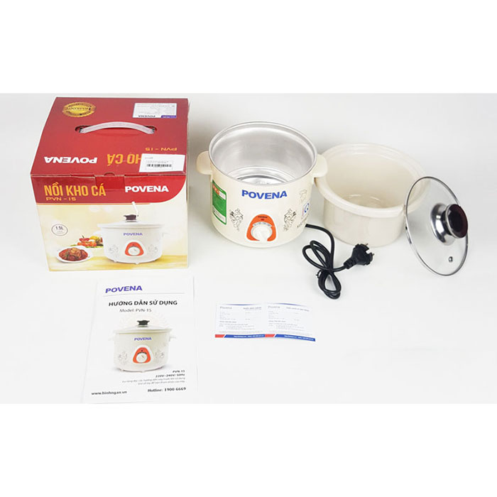 Nồi kho cá Povena PVN-15