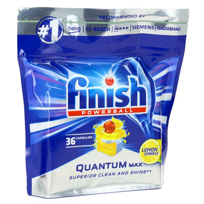 Quantum Max Dishwasher Tablets Lemon Sparkle QT09446