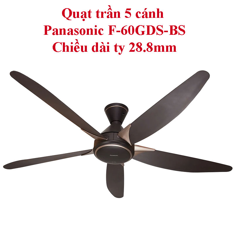 Quạt trần 5 cánh Panasonic F-60GDS-B