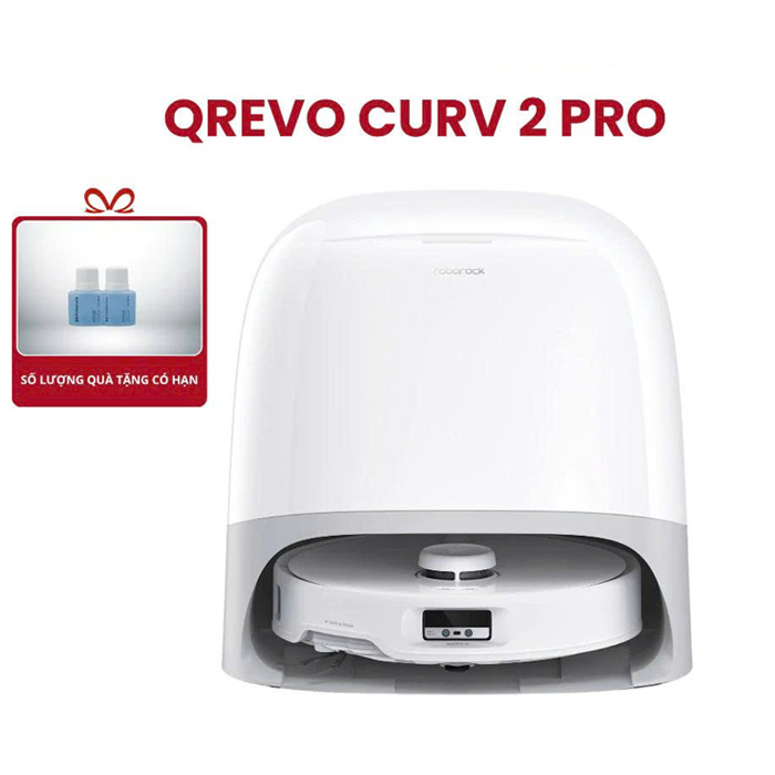 Robot hút bụi lau nhà Roborock Qrevo Curv 2 Pro