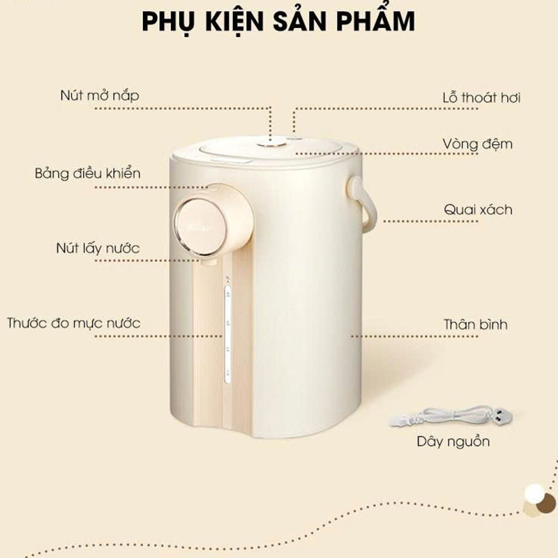 Bình thủy điện Bear SB-BTD5L
