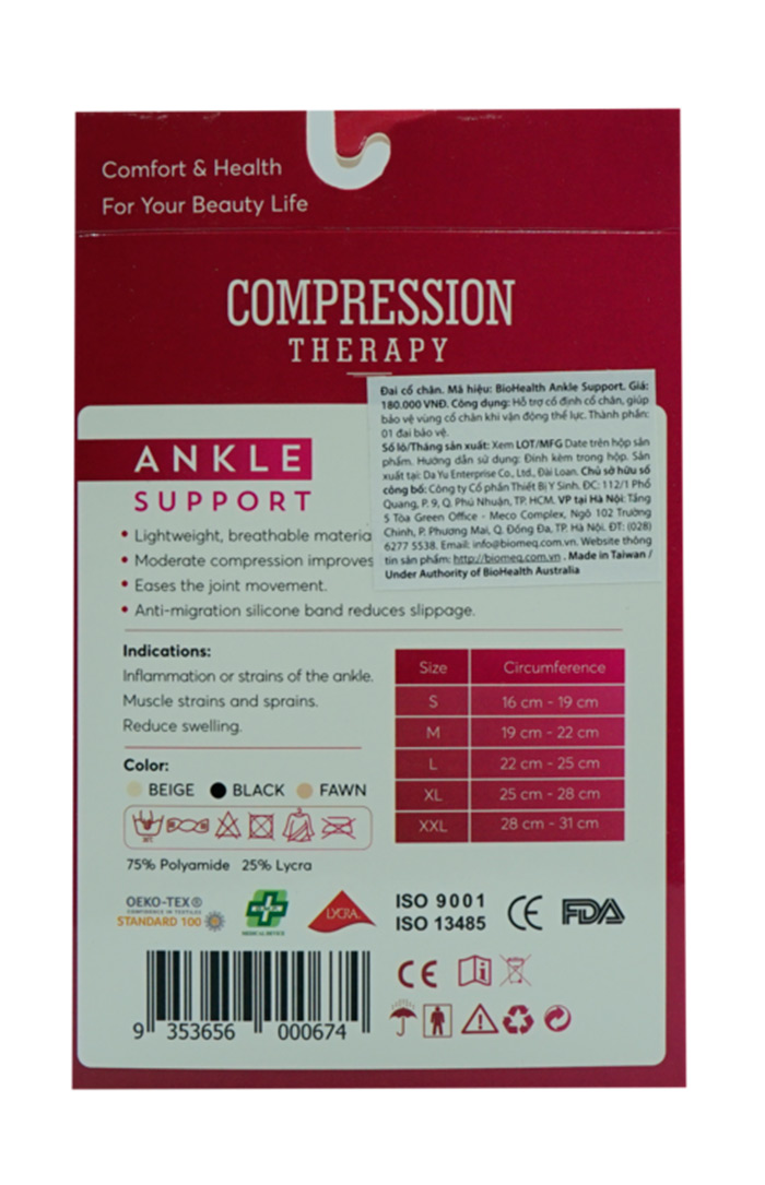 Biohealth Ankle Support