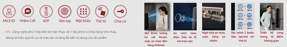 Đặc điểm nổi bật Khóa cửa thông minh Bosch EL800VX EU