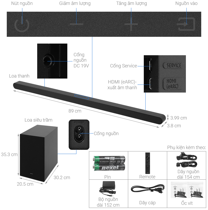 Loa Thanh Samsung HW-S700D/XV 250W