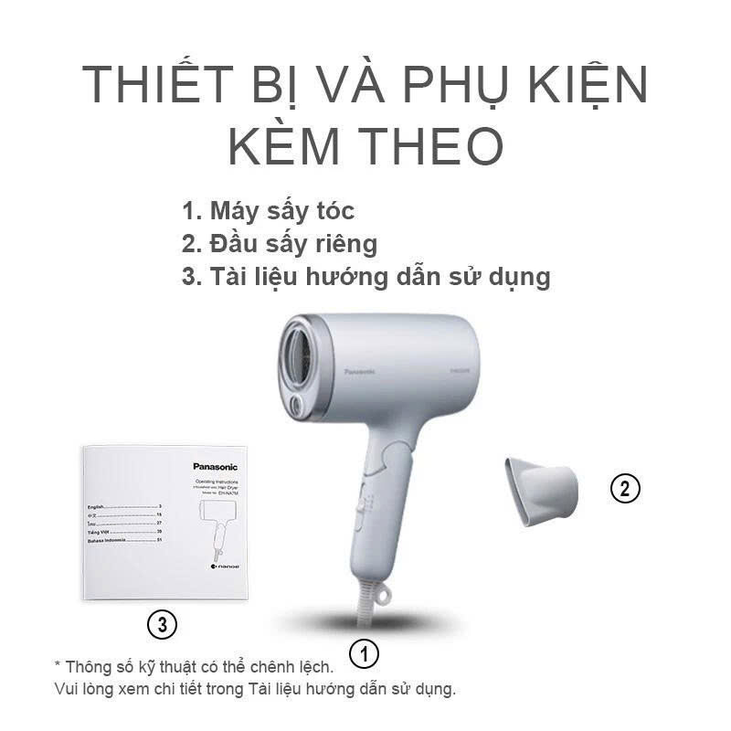 Máy sấy tóc Panasonic EH-NA7M-P645 - 1600W