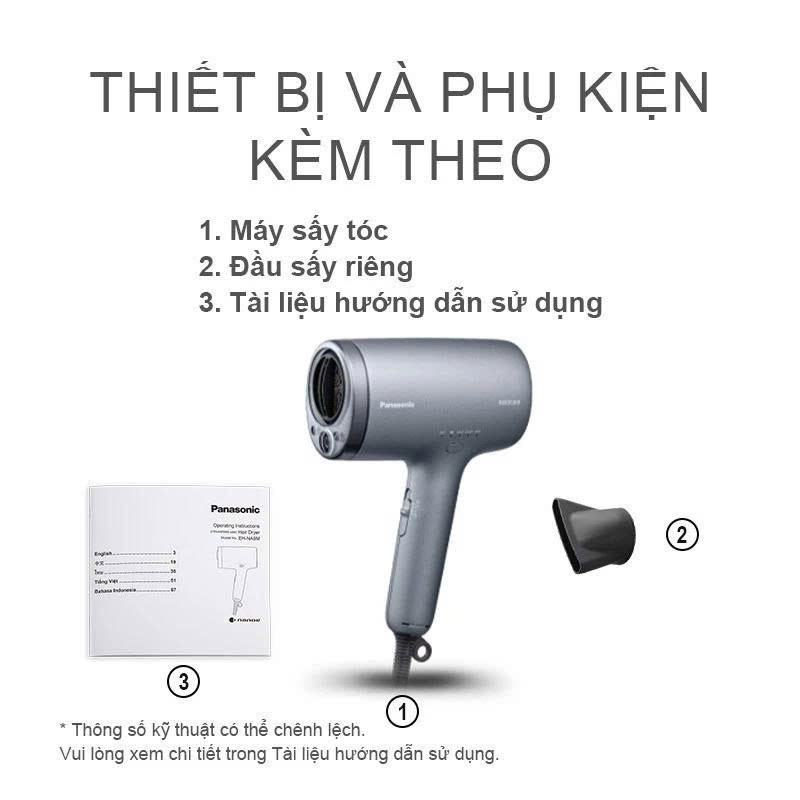 Máy sấy tóc Panasonic EH-NA9M - 1600W