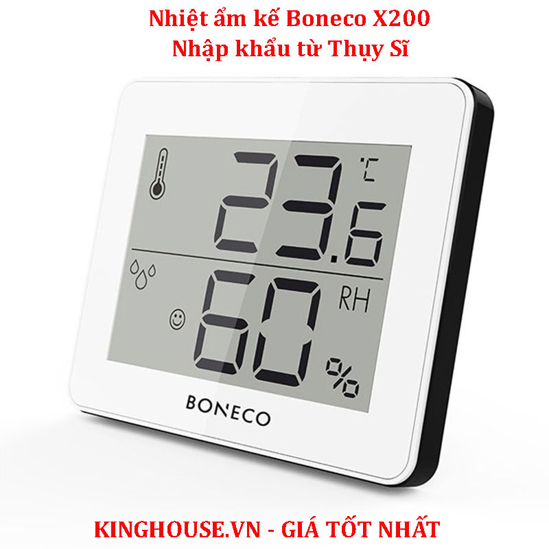 Thông số kỹ thuật Nhiệt ẩm kế Boneco X200