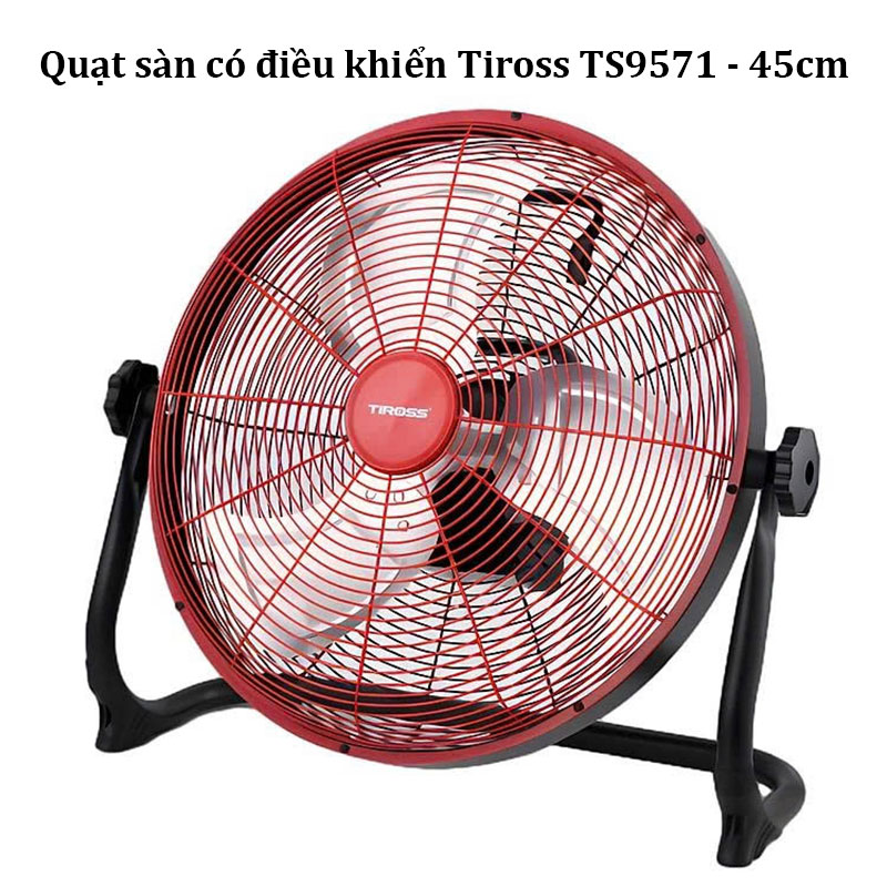 Quạt sàn có điều khiển Tiross TS9571 - 45cm