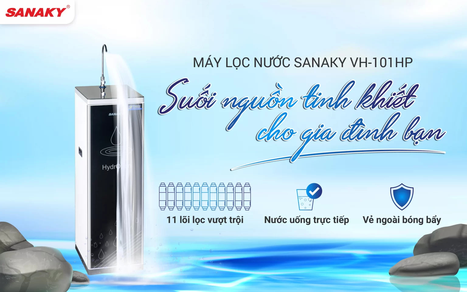 Máy lọc nước Sanaky VH 102HP
