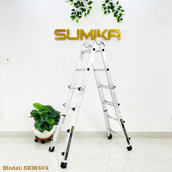 Thang nhôm trượt chữ A Sumika SKM-404