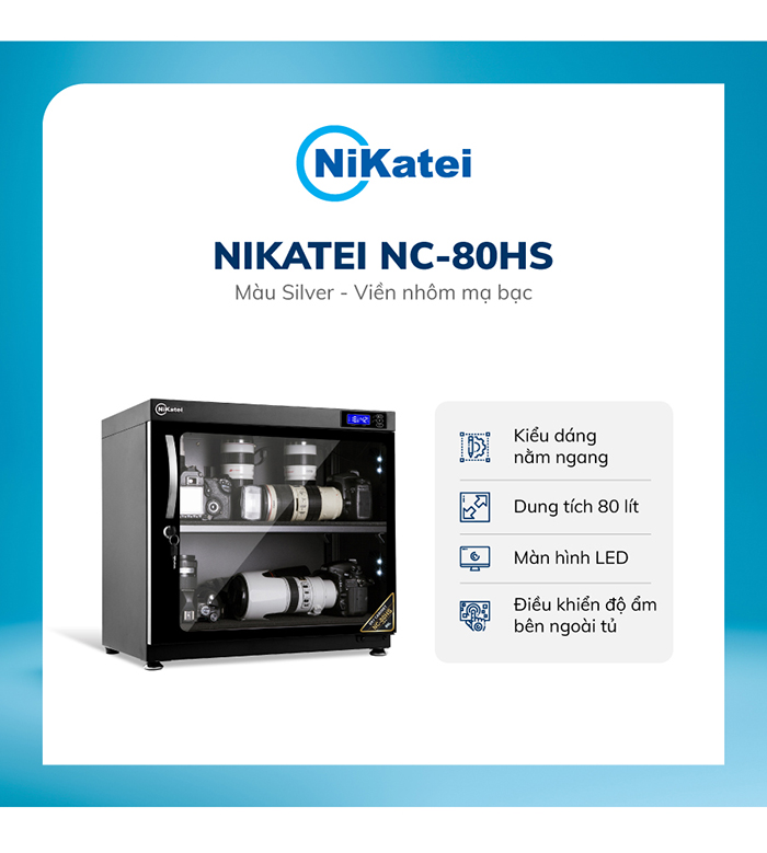 Tủ chống ẩm Nikatei NC-80HS