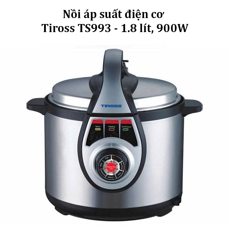 Nồi áp suất điện cơ Tiross TS993 - 1.8 lít, 900W