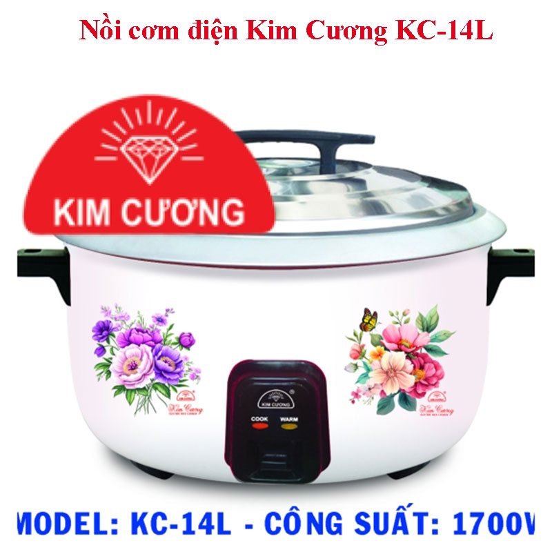Nồi cơm điện Kim Cương KC-14L