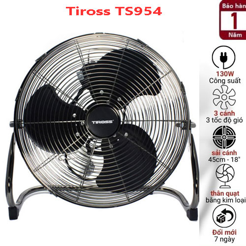 Quạt sàn 18 inch Tiross TS954