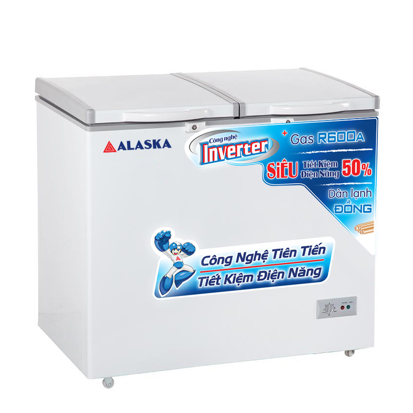 Tủ đông mát Inverter Alaska BCD-5068CI dung tích 312 lít