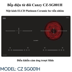 Bếp điện từ đôi Canzy CZ-SG001H