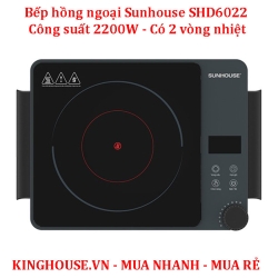 Bếp hồng ngoại Sunhouse SHD6022 2200W