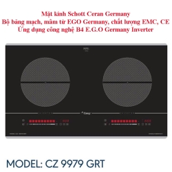 Bếp từ đôi Canzy CZ 9979 GRT