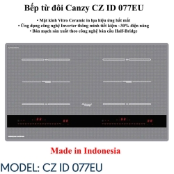 Bếp từ đôi Canzy CZ ID 077EU