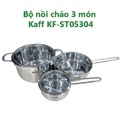 Bộ nồi chảo 3 món Kaff KF-ST05304
