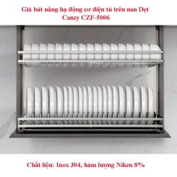 Giá bát nâng hạ động cơ điện tủ trên nan Dẹt Canzy CZF-5006