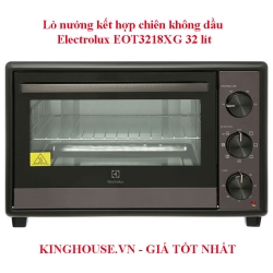 Lò nướng kết hợp chiên không dầu Electrolux EOT3218XG 32 lít