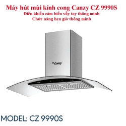 Máy hút mùi kính cong Canzy CZ 9990S