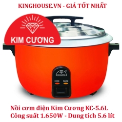 Nồi cơm điện nắp rời Kim Cương KC-5.6LR