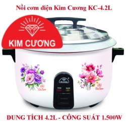 Nồi cơm điện Kim Cương KC-4.2L
