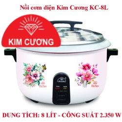 Nồi cơm điện Kim Cương KC-8L