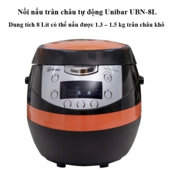 Nồi nấu trân châu tự động Unibar UBN-8L