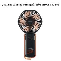 Quạt sạc cầm tay USB ngoài trời Tiross TS2281