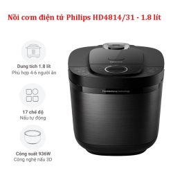 Nồi cơm điện tử Philips HD4814/31 - 1.8 lít