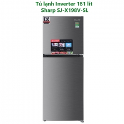 Tủ lạnh Inverter 181 lít Sharp SJ-X198V-SL